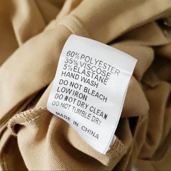 Nasty Gal Tan Belted Trousers - Picture 5 of 9